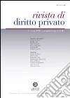 Rivista di diritto privato (2012) (1) Rivista di diritto privato (2012) (1)